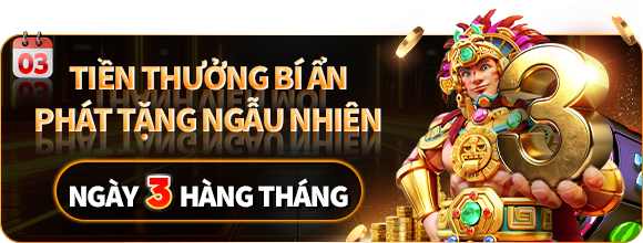 Phát tặng ngẫu nhiên tiền thưởng bí ẩn từ nhà cái 23Win vào ngày 3 hàng tháng